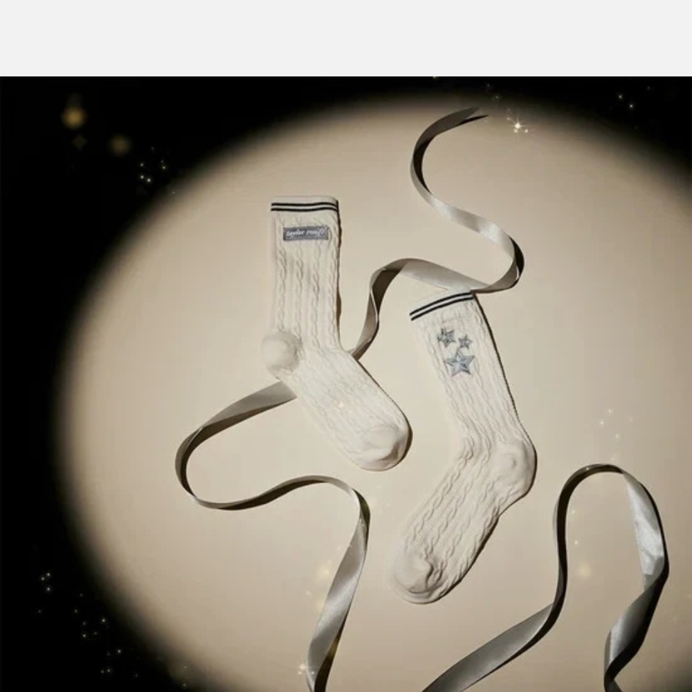Taylor Swift Cardigan Socks